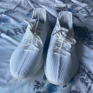 White Adidas Original Yeezy Boost 350